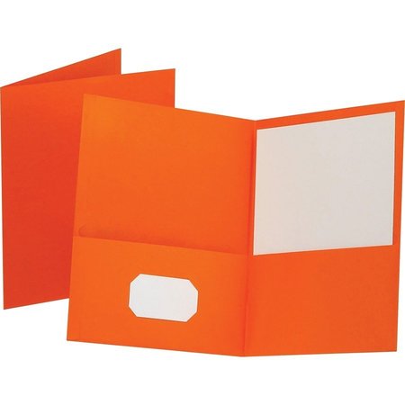 OXFORD Folder, 2-Pocket, Letter, Orng Pk OXF57510